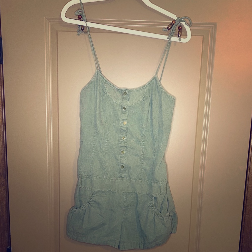 Romper with adjustable straps